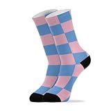 Fußballsocken mit Schachbrettmuster, atmungsaktiv, feuchtigkeitsableitend...