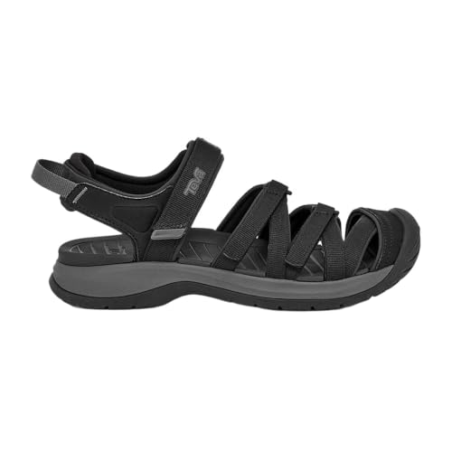 Sandalia Teva Tirra Sport Ct para mujer en color negro talla 9.5 cómoda