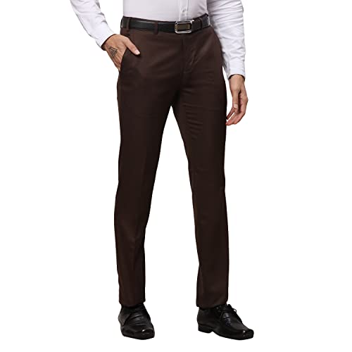 Image of Raymond Men's Slim Fit Mid Rise Trouser