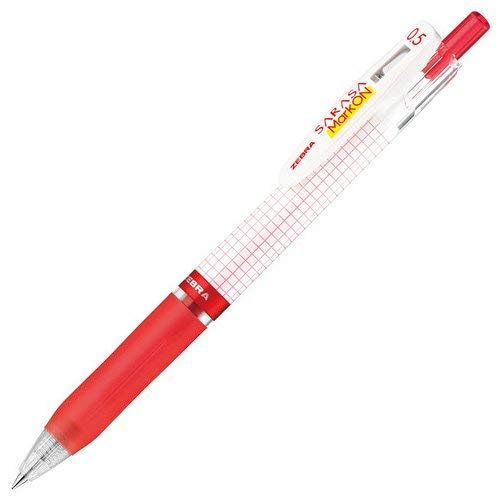 ポールペン赤 Amazon | ゼブラ ジェルインクボールペン サラサマークオン 0.5mm 赤