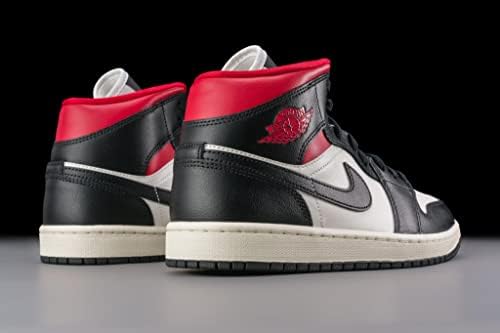 Nike Air Jordan 1 Mid, Men's Gymnastics Shoes, Panda Zwart Wit, 10 AU | Image 6