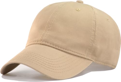 Image of TSSGBL Vintage Cotton Washed Baseball Cap S to XXL Unstructured Low Profile Adjustable Distressed Dad Hat for Men Women