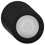 Warmhm 6 Stück Teiliges Gummi pinchrollen Ersatz für Videorekorder mit Kugellager Langlebige Kunststoffrollen für Präzise Kassettenspieler Reparatur Kompatibel mit Audio Radiozubehör