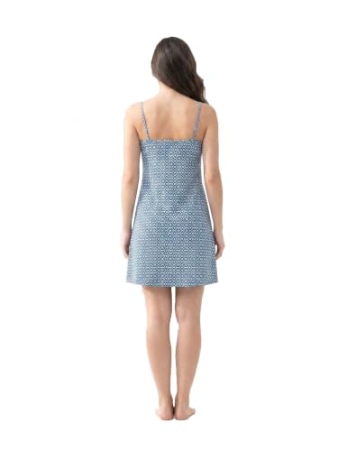 Image of Inner Sense Organic Cotton Nighty for Women Stylish I Above Knee Length Spaghetti with Scoop Neck Design I Adjustable Straps Camisole for Woman to Wear Solo or Layered