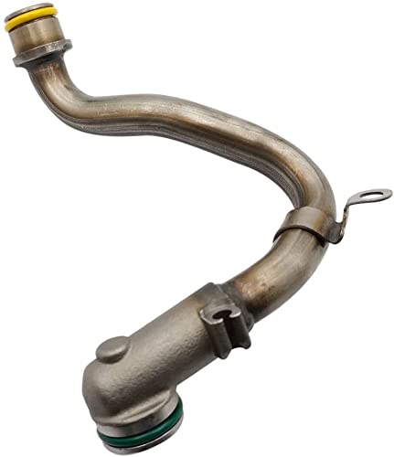 Motiv8 Turbocharger Oil Line Drain Tube Compatible with Ford 6.4L Powerstroke 2008, 2009 & 2010 F-250 F-350 F-450 F-550 | 6.4L V8 Turbo Diesel | Replaces #'s 8C3Z-9T516-B, 8C3Z9T516B