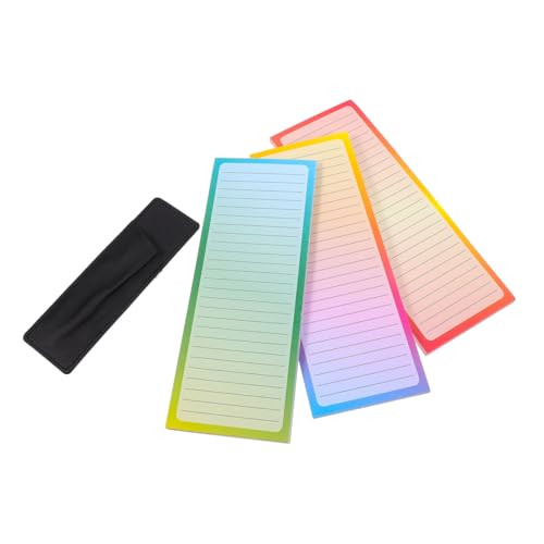 Happyyami 1 Ensemble Liste de magasins épicerie tampon bloc-notes pour liste de courses aimant hebdomadaire adultes refrigerateur réfrigérateur Papier