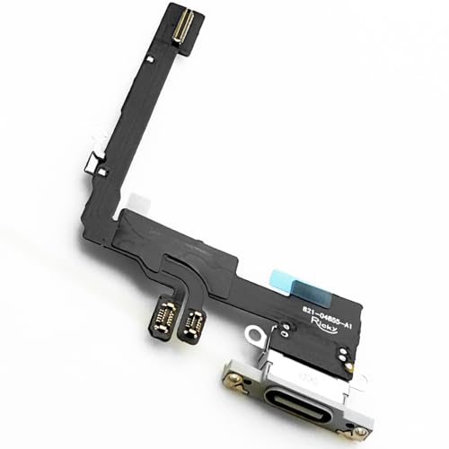 Nappe de charge iPhone 16 Pro flexible de rechange avec micro blanc - 4