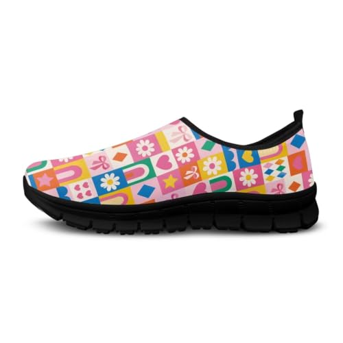 Image of Womens Slip On Walking Shoes Non Slip Loafer Breathable Holiday Travel Shoe Lightweight Casual Low Top Sneakers SizeUS 5.5-11.5