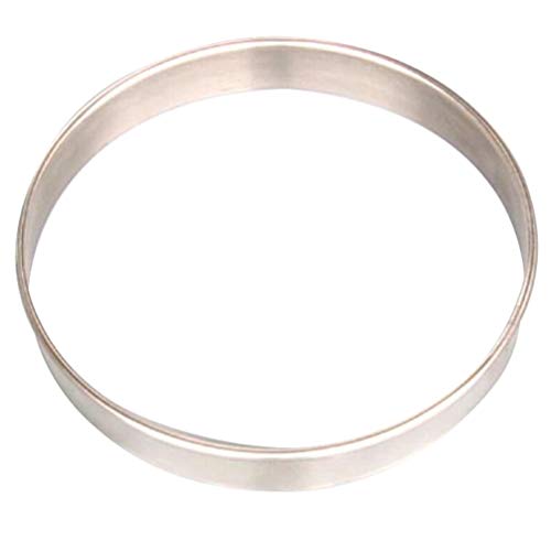 Doitool Stainless Steel Pizza Rings Muffin Rings Mousse Rings Metal Round Rings Metal Tart Pastry Rings Molds 7 Inch Non Stick Pizza Cutter Rings Egg Pancake Rings For Cooking Baking #TOP17