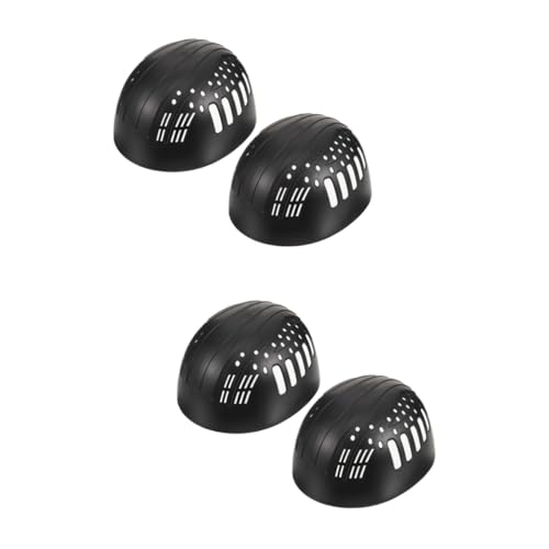 Doublure de chapeau de baseball universelle en plastique ABS noir | Lot de 4 inserts