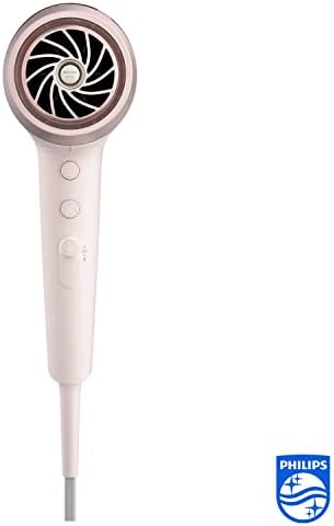 Philips Suszarka do włosów z serii 5000 z technologią ThermoShield, 3 ustawieniami temperatury i 2 ustawieniami prędkości, mocą suszenia 2300 W, BHD530/00, Kolor: Perłowy-brzoskwiniowy