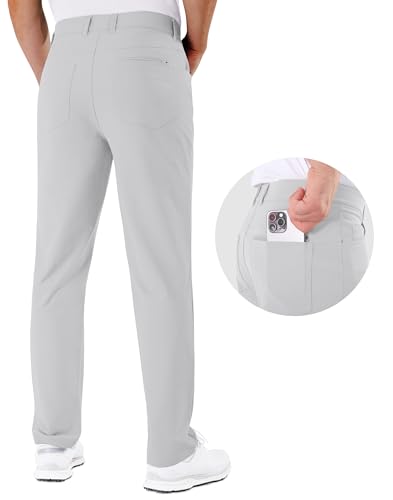 Shallowlulu Mens Golf Pants Stretch 5 Pocket