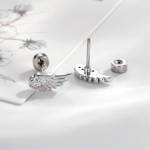 Angel Wing Stud Earrings for Women Angel Wing Stud Earrings for Women - Image 4