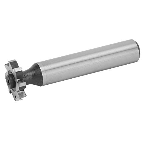 3 Mm T Schlitzschneider Bit für Mahlenstahl, mit Geraftem Schaft, 16 Mm Außenkreisdurchmesser, 10 Mm Schaftdurchmesser, aus Hochgeschwindigkeitsstahl, Exquisiter Verarbeitung, Bequem für CNC