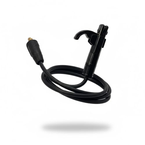 Solter Conjunto de Pinza Portaelectrodos 200A – Cable de Cobre 16mm² 3m – Conector DINSE 10/25 – Alta Conductividad y Durabilidad – Accesorio para Soldadura MMA – Certificación EN 60974-11