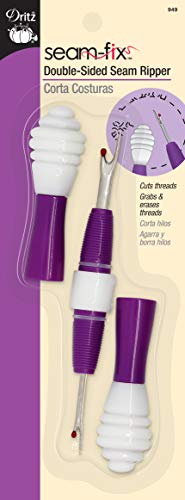 seam ripper bernina - Dritz 949 Seam-Fix Seam Ripper, Double-Sided , Purple