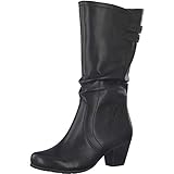 Innenmaterial: Textil Jana Damen Stiefel schwarz Weite-H von Größe 37 bis 42, Damen Größen:37, Farben:schwarz