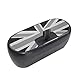 FDAIUN Mittelkonsole Aufbewahrungsbox Armlehne Organizer Tray für Mini Cooper Aceman J01 J05 2024 2025 Automatikgetriebe Zubehör Ablagefach in der Mittelkonsole Mini Zubehör (Schwarz Grau)