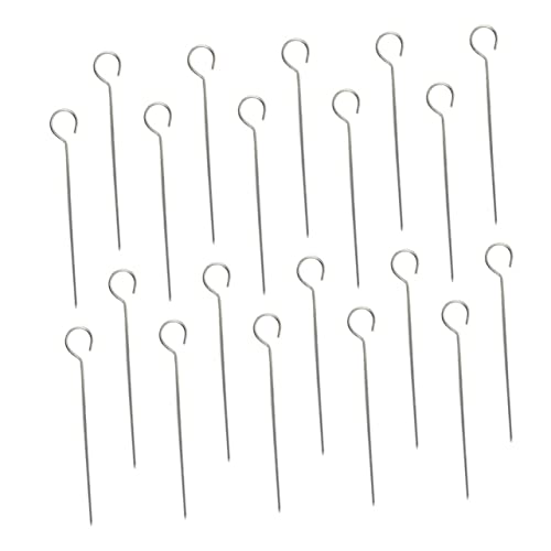 TOYANDONA 20pezzi Spiedini in Per Grigliare Bastoncini Riutilizzabili Per Barbecue Utensili Per Grigliare Pollo e Verdure Accessori Per Arrostire