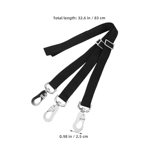 SUPVOX 3Pcs Alça De Balde De Nylon Ajustável Alça De Suspensão De Alimentação De Água De Cavalo Resi