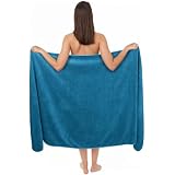 Zepphi Badetuch groß XXL Größe 100 x 200 cm Badetücher Saunatuch Mikrofaser Baumwolle, Weich, saugfähige