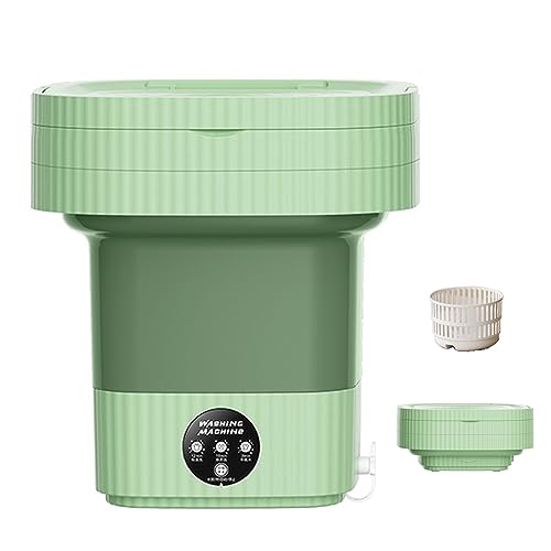 13L Mini Portable Folding Washing Machine with Large Capacity, Essential Appliances for RV, can Wash Small Clothes, Socks (Color : Purple)