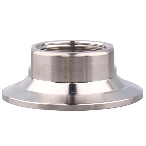 DERNORD Sanitary 2 Inch Tri Clamp to 1 Inch NPT Female Tri Clover