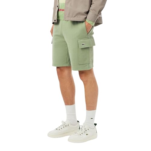 Image of Lacoste Men's Cotton Fleece Cargo Shorts