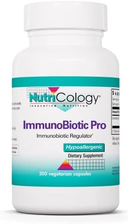 Nutricology Russian Choice Immune - Immunobiotic Regulator, Gut Health - 200 Vegetarian Capsules