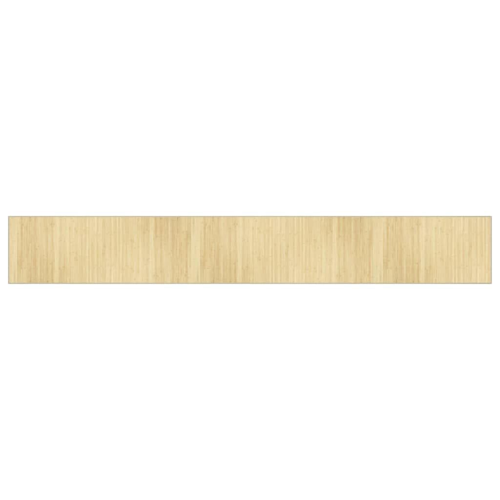 Tapis en bambou rectangulaire pour habiller un long couloir ou une cuisine