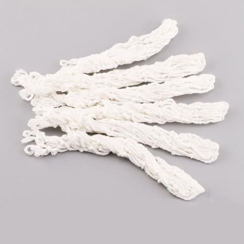 Redes de billar profesionales DOITOOL de algodón blanco resistente, 6 unidades 3