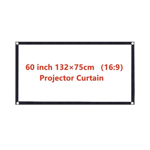 Pantalla portátil para proyector 60 pulgadas 16:9 y 3:4