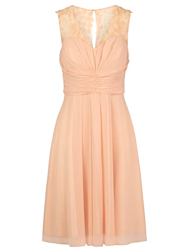 ApartFashion Damen Chiffonkleid Kleid, Apricot, 42 EU ApartFashion Damen Chiffonkleid Kleid, Apricot, 42 EU