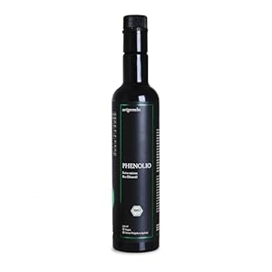 PHENOLIO Extra Natives Bio-Olivenöl 500ml | Hoher Polyphenolgehalt | Antioxidativer Zellschutz & Herz-Kreislauf-Unterstützung | Kaltgepresst & ungefiltert | Sparen bei kurzem MHD: 31.07.2026