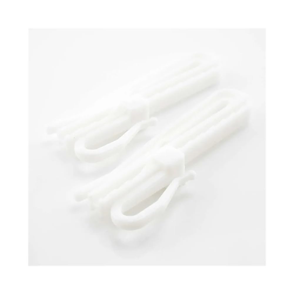 Curtain Hanging Hooks Ring Window White Plastic Curtain Hook 7cm 8.5cm(10pcs 7cm)