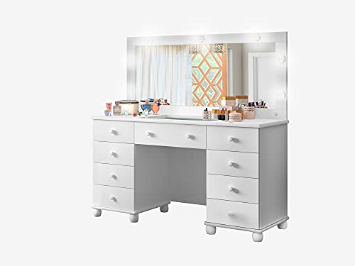 Penteadeira Camarim 9 Gavetas Potente Móveis