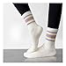 svlftecon Women Yoga Pilates Socks with Grips Non Slip Cotton for All Seasons Crew Series 47