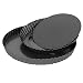 2 Pack antiadherentes 20/24c'm Quiche Tart Pan, extraíble Loose Bottom Tart Pie, Round Tart Quiche Pan con base extraíble con borde festoneado
