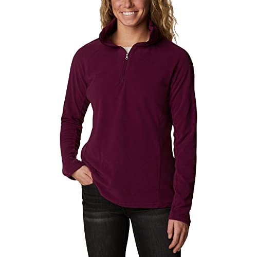 Image of Columbia Women Solid Glacial Iv 1 /2 Zip