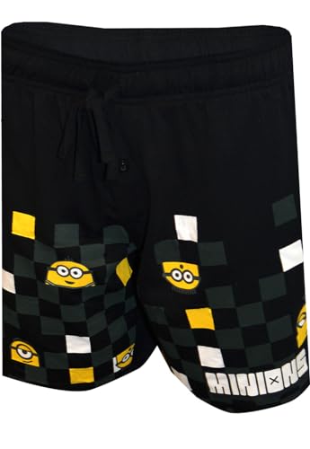 Mad Engine Mens Despicable Me Minion Cotton Lounge Shorts2