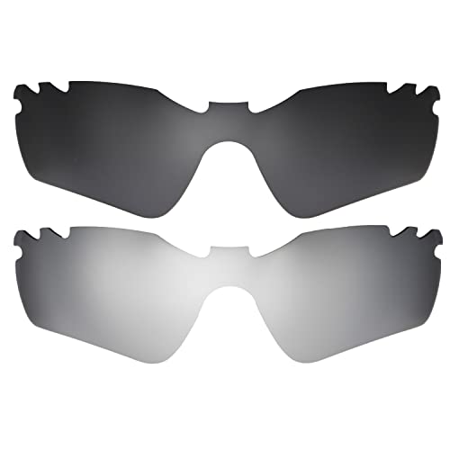 Objectifs Radar Path ventilés de rechange Noir Titane en taille unique pour lunettes de sport
