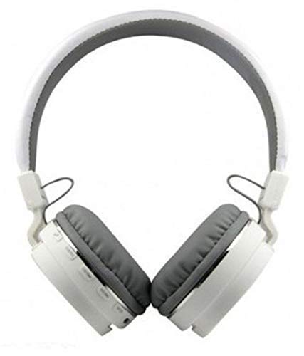 Wireless Bluetooth Over The Ear Headphone Mic with Music and Calling Controls Adjustable Pads for Small and Big Head Multicolor Sports Wireless Bluetooth,with FM/SD Card,Stretchable Foldable