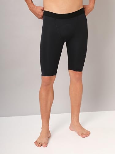 Image of TECHNOSPORT Mens Compression Tights for Gym, Running, Cycling, Swimming, Workout & Athletic Activities