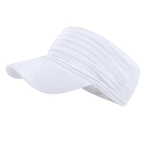 Image of Sports Sun Visor for Men Women UV Protection Lightweight Packable Stretchy Hats for Running, Tennis, Golf