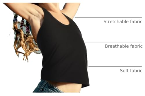 Image of Boao Girls Dance Tank Top Racerback Crop Tank Top Sleeveless Dance Outfit for Ballet Gymnastics Athletic Wear