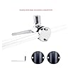 Accessoires de bateau Montage sur rail Pince sur acier inoxydable 316 Antenne radio VHF marine réglable for bateau Antenne à cliquet Montage sur base de pont Accessoires de quincaillerie pour bateaux