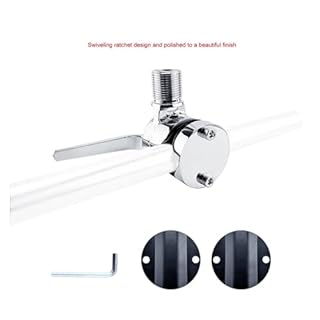 Accessoires de bateau Montage sur rail Pince sur acier inoxydable 316 Antenne radio VHF marine réglable for bateau Antenne à cliquet Montage sur base de pont Accessoires de quincaillerie pour bateaux