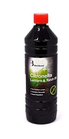 1 Litre, Citronella Lamp & Torch Oil, Outdoor Use, Clean Burning Insect Repellent Fuel for Garden Torches & Lanterns, Pleasant Scent, Helps Deter Insects