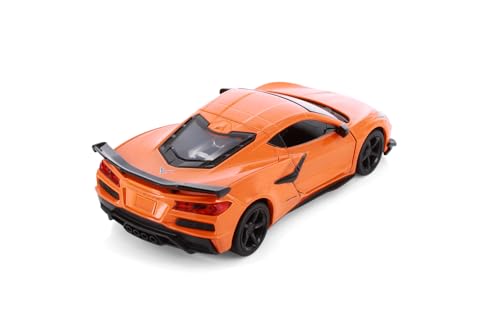 Chevy Corvette Z06, Orange 1:24 Escala Modelo Diecast miniatura 5
