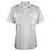 First Class Polycotton Short Sleeve Uniform Shirt (White) Medium